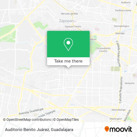 Auditorio Benito Juárez map