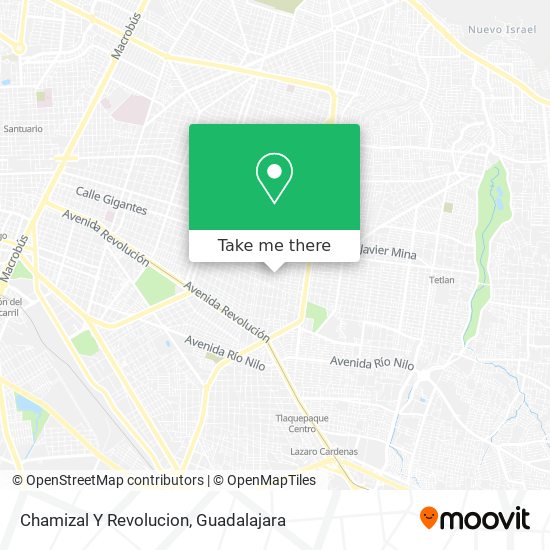 Mapa de Chamizal Y Revolucion