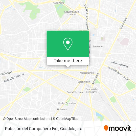Mapa de Pabellón del Compañero Fiel