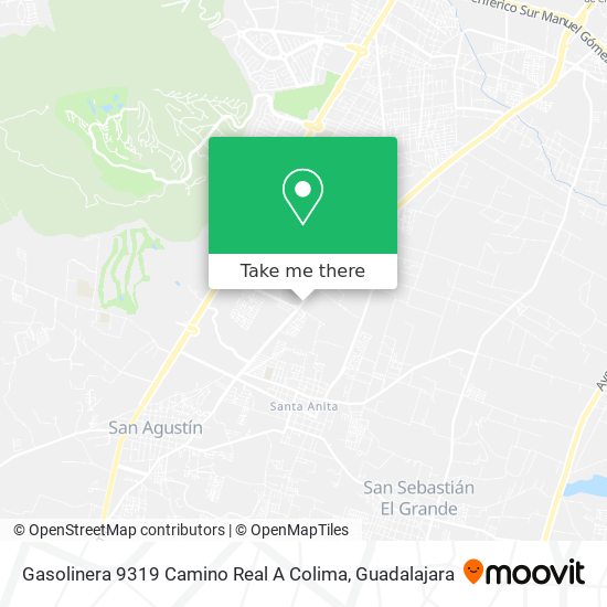 Mapa de Gasolinera 9319 Camino Real A Colima