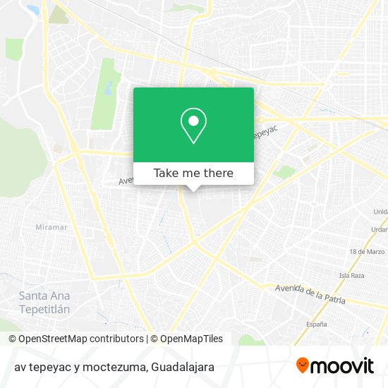 av tepeyac y moctezuma map