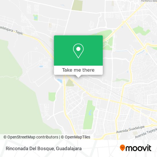 Rinconada Del Bosque map