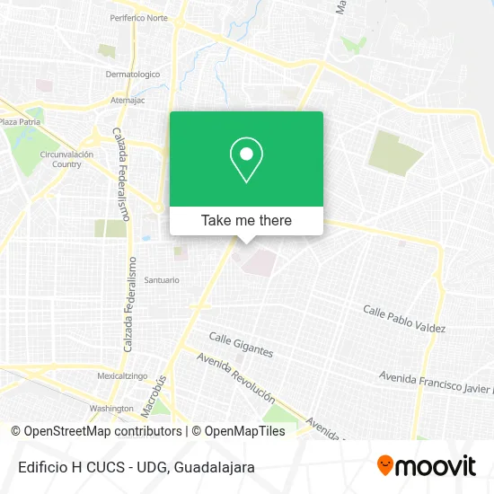 Edificio H CUCS - UDG map