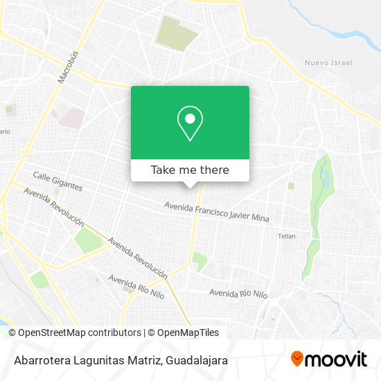 Abarrotera Lagunitas Matriz map