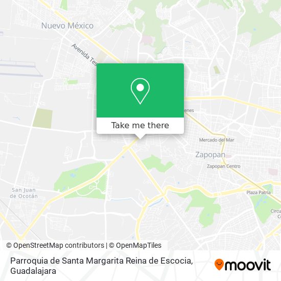 Parroquia de Santa Margarita Reina de Escocia map