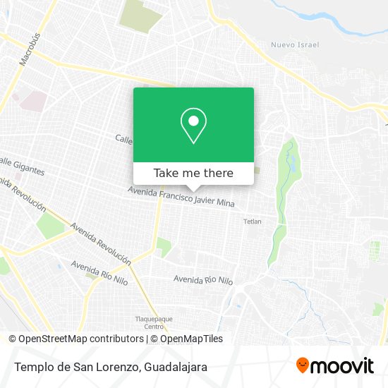 Templo de San Lorenzo map