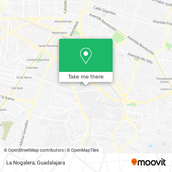 Mapa de La Nogalera