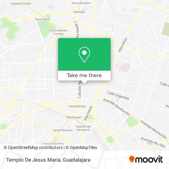 Templo De Jesus Maria map