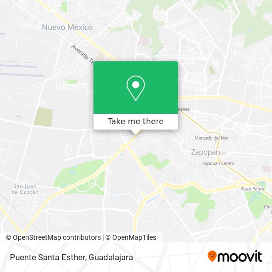 Mapa de Puente Santa Esther