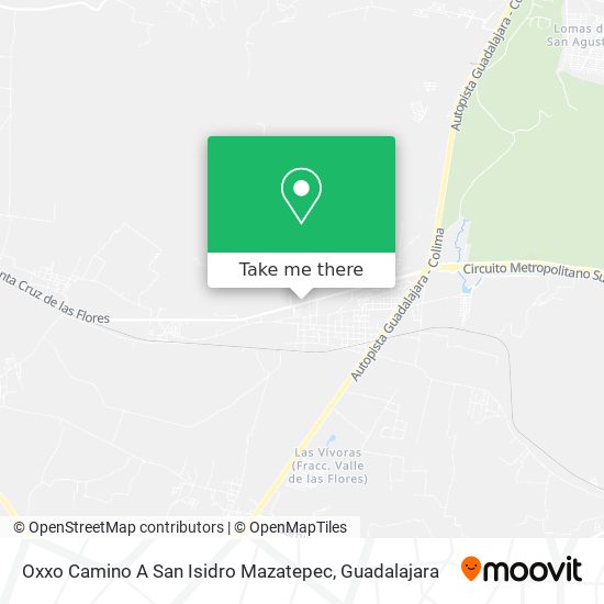 Oxxo Camino A San Isidro Mazatepec map
