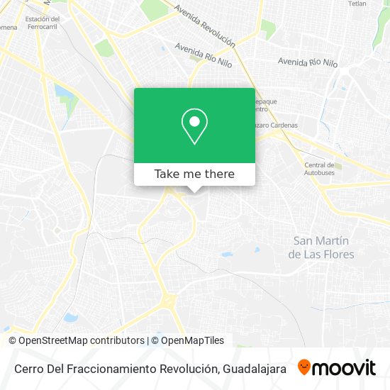 Cerro Del Fraccionamiento Revolución map