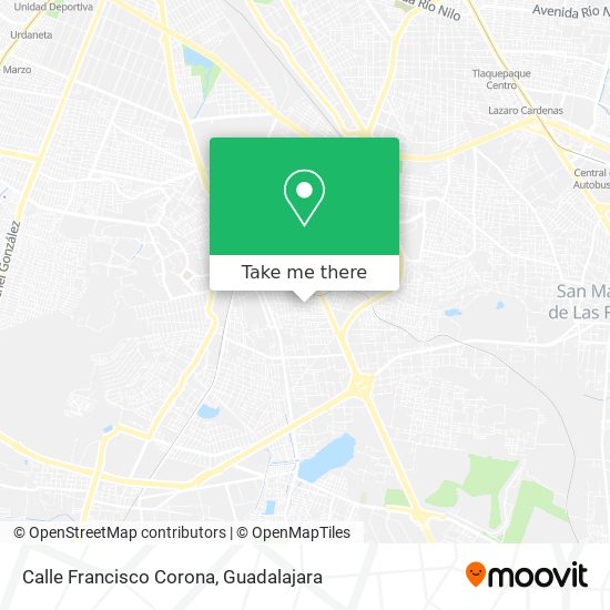 Calle Francisco Corona map