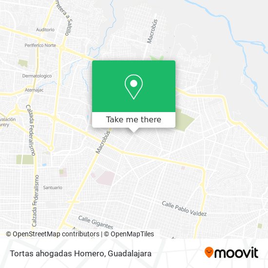 Tortas ahogadas Homero map