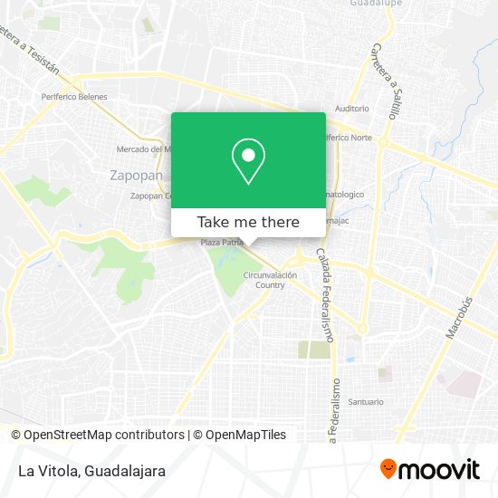 La Vitola map