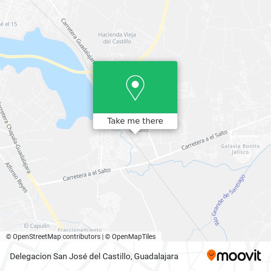 Delegacion San José del Castillo map