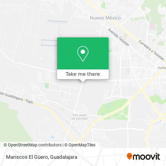 Mariscos El Güero map