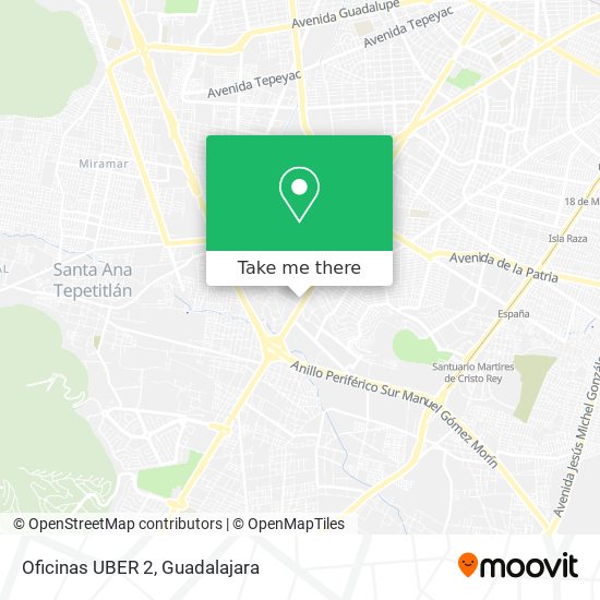 Oficinas UBER 2 map