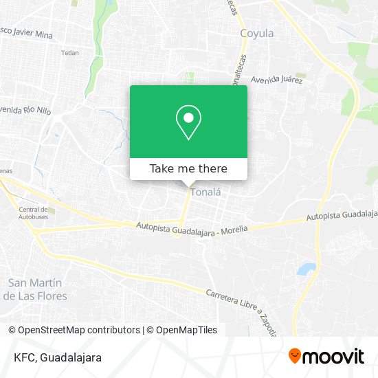 KFC map