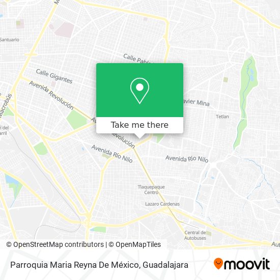 Parroquia Maria Reyna De México map