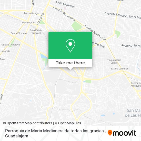 Parroquia de Maria Medianera de todas las gracias. map