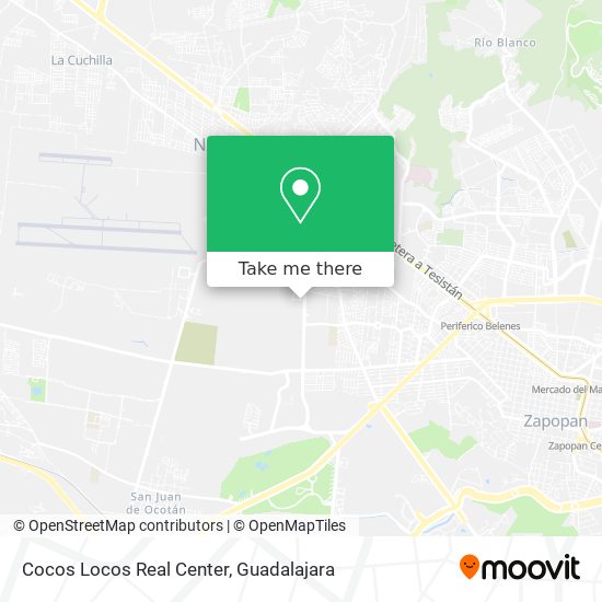 Cocos Locos Real Center map