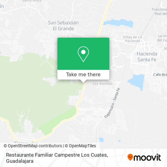 Restaurante Familiar Campestre Los Cuates map