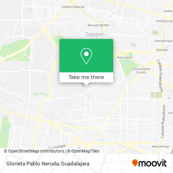 Glorieta Pablo Neruda map