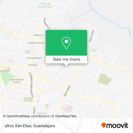 altos San Elias map