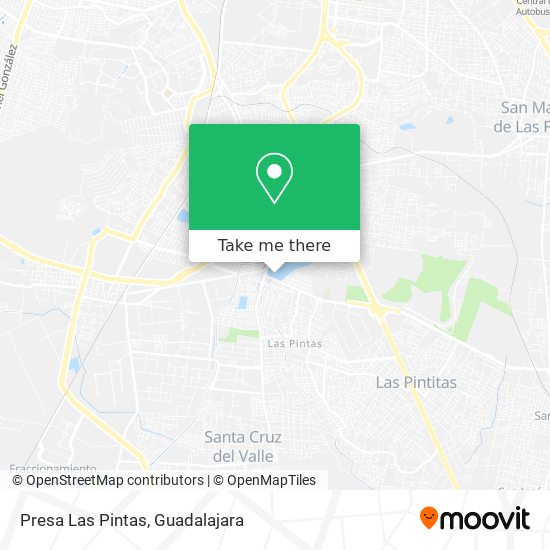 Mapa de Presa Las Pintas