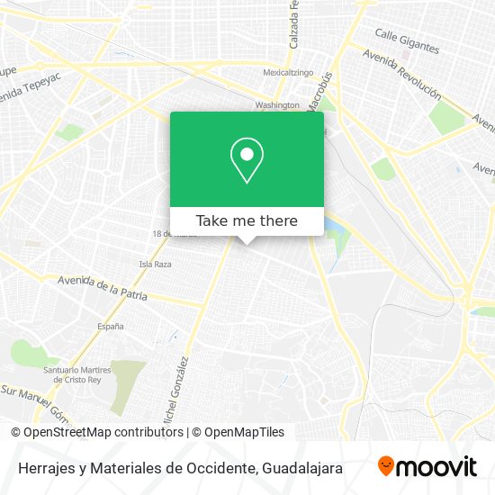 Herrajes y Materiales de Occidente map