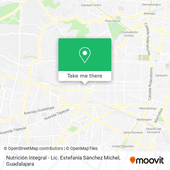Nutrición Integral - Lic. Estefanía Sánchez Michel map