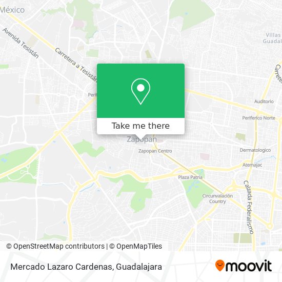 Mercado Lazaro Cardenas map