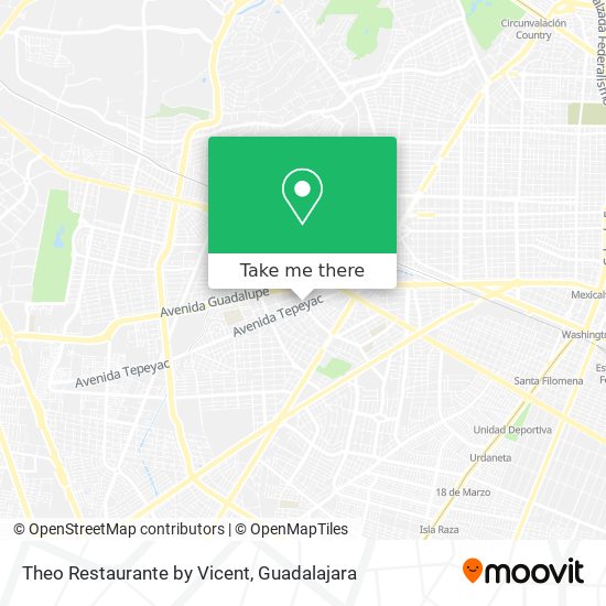 Theo Restaurante by Vicent map