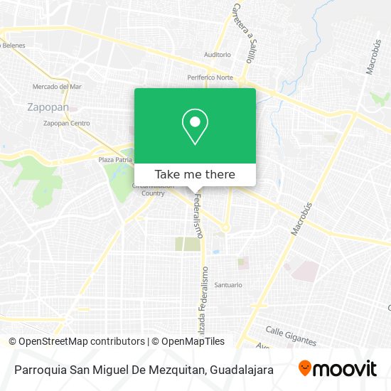 Mapa de Parroquia San Miguel De Mezquitan