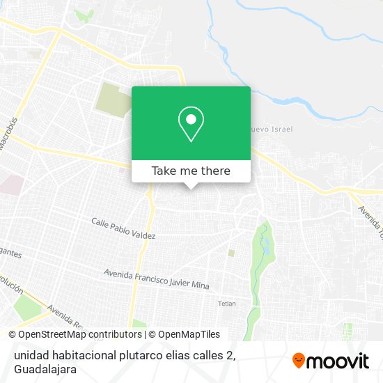 Mapa de unidad habitacional plutarco elias calles 2