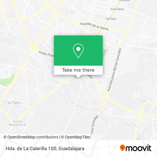 Mapa de Hda. de La Calerilla 100