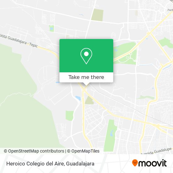 Mapa de Heroico Colegio del Aire