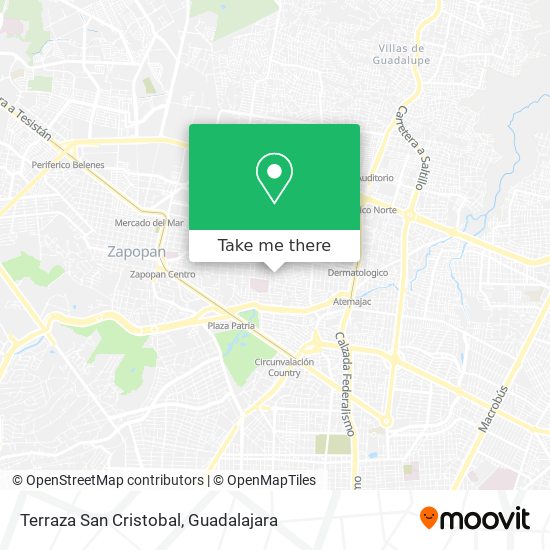 Mapa de Terraza San Cristobal