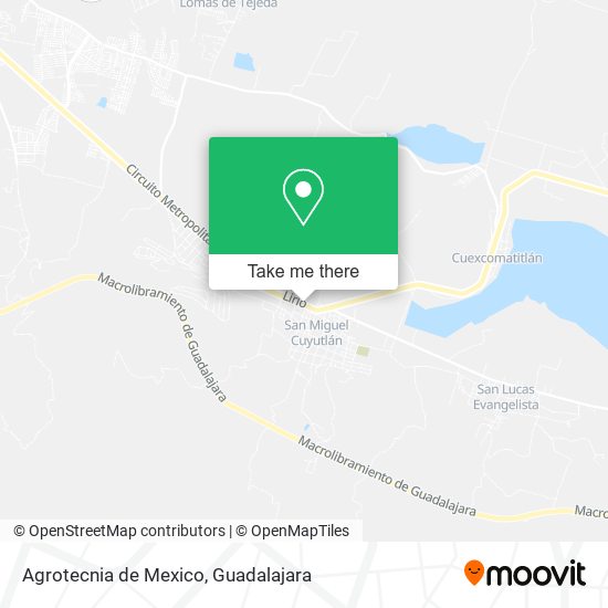 Agrotecnia de Mexico map