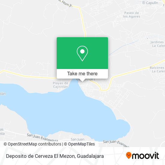 Mapa de Deposito de Cerveza El Mezon