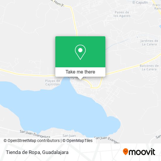 Tienda de Ropa map