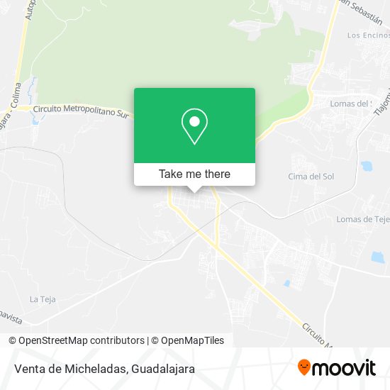 Venta de Micheladas map