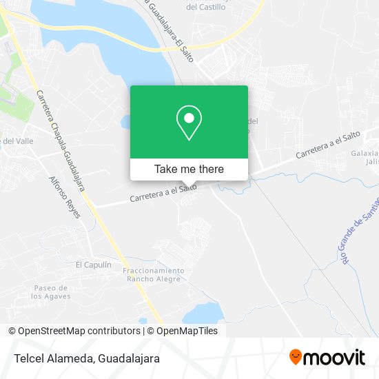 Telcel Alameda map