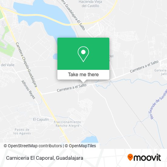 Carniceria El Caporal map