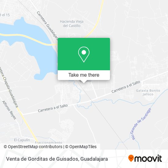 Venta de Gorditas de Guisados map