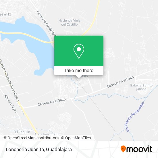 Loncheria Juanita map