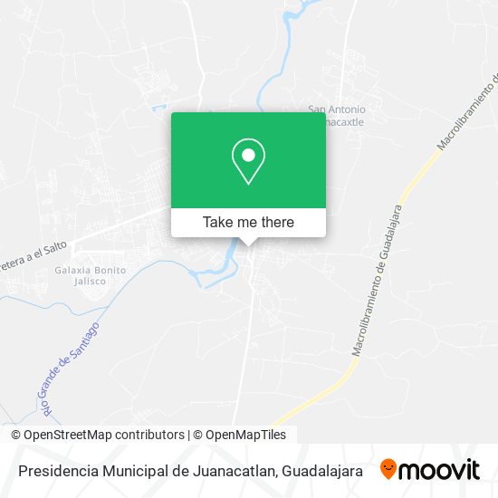 Presidencia Municipal de Juanacatlan map