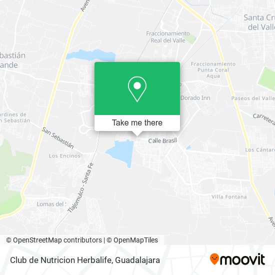 Mapa de Club de Nutricion Herbalife