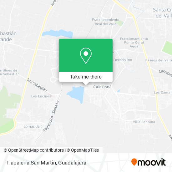 Mapa de Tlapaleria San Martin