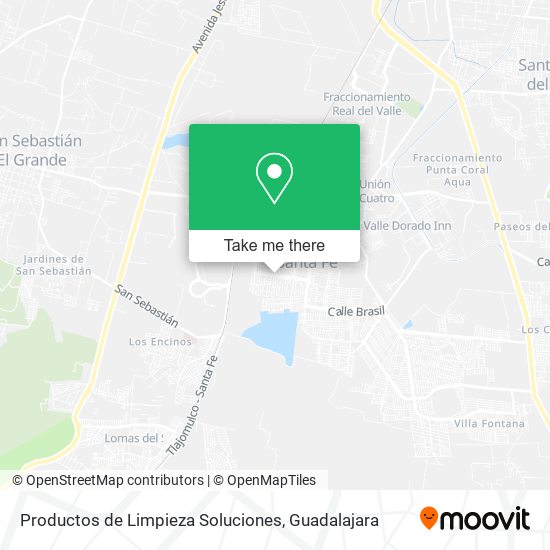 Productos de Limpieza Soluciones map